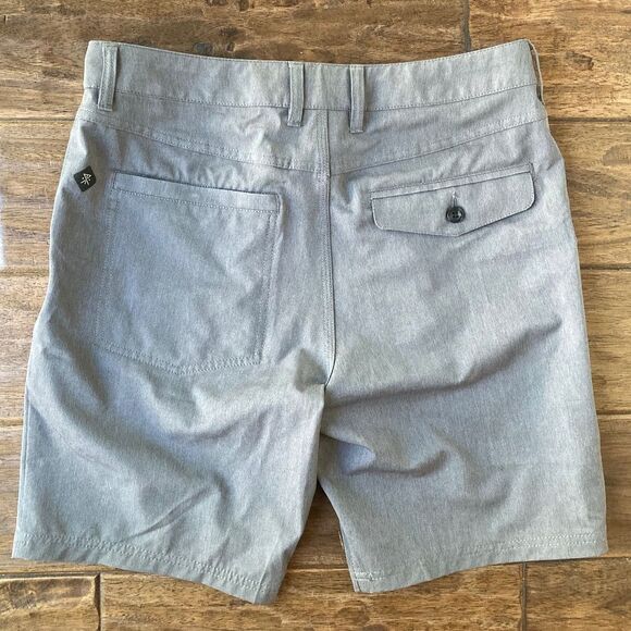 Roark Layover Hybrid Trail Shorts Mens 31 Gray Lightweight Outdoor Stretch Hike - Picture 3 of 10